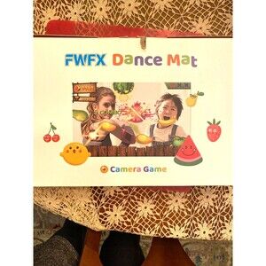 New FWFX Wireless Dance Mat TV Game System HD Camera Disco Ball 2 Player Boxed